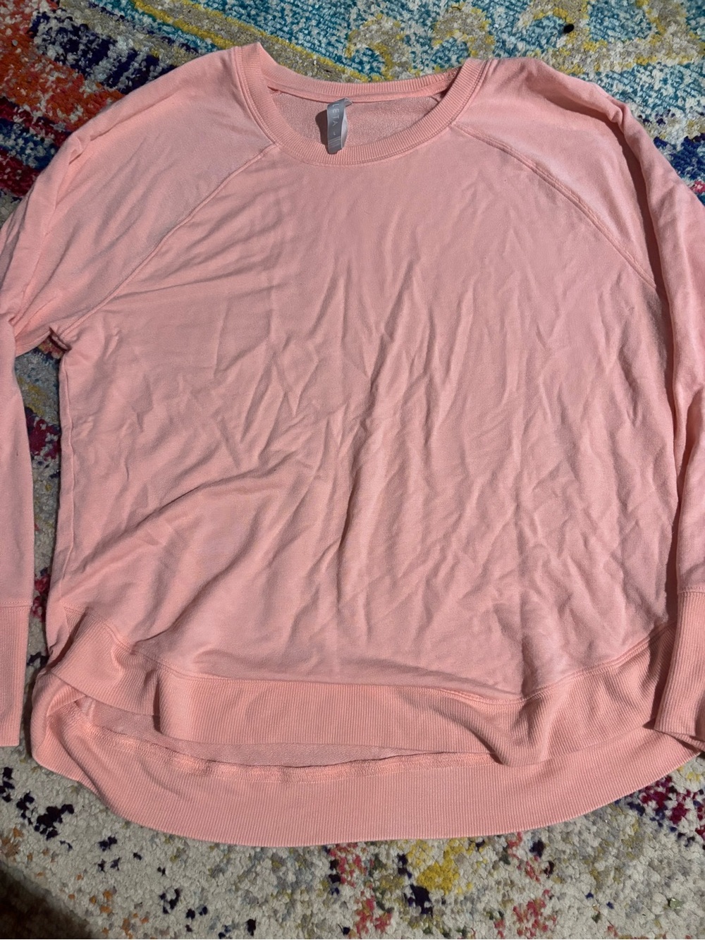 Athleta Peach Crewneck Pullover